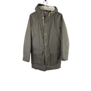 Mens Abercrombie and Fitch green parka size small